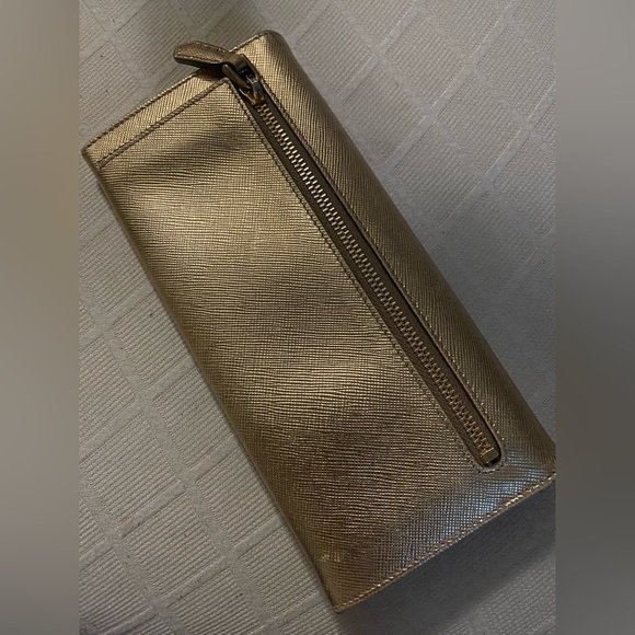 Prada Gold Long Wallet - Picture 3 of 15